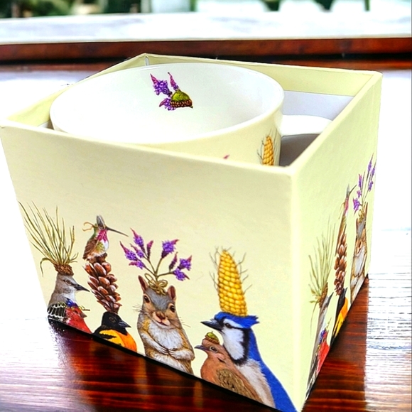 New PPDesign Gift Boxed Porcelain Mug, 13.5 oz, by Vicki Sawyer - Party Snacks. - Picture 3 of 7